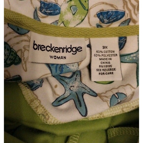 Women’s Hoodie Sz 3X Vibrant Green Full Zip Jacket Sea Shell Nautical Coastal - Picture 9 of 10